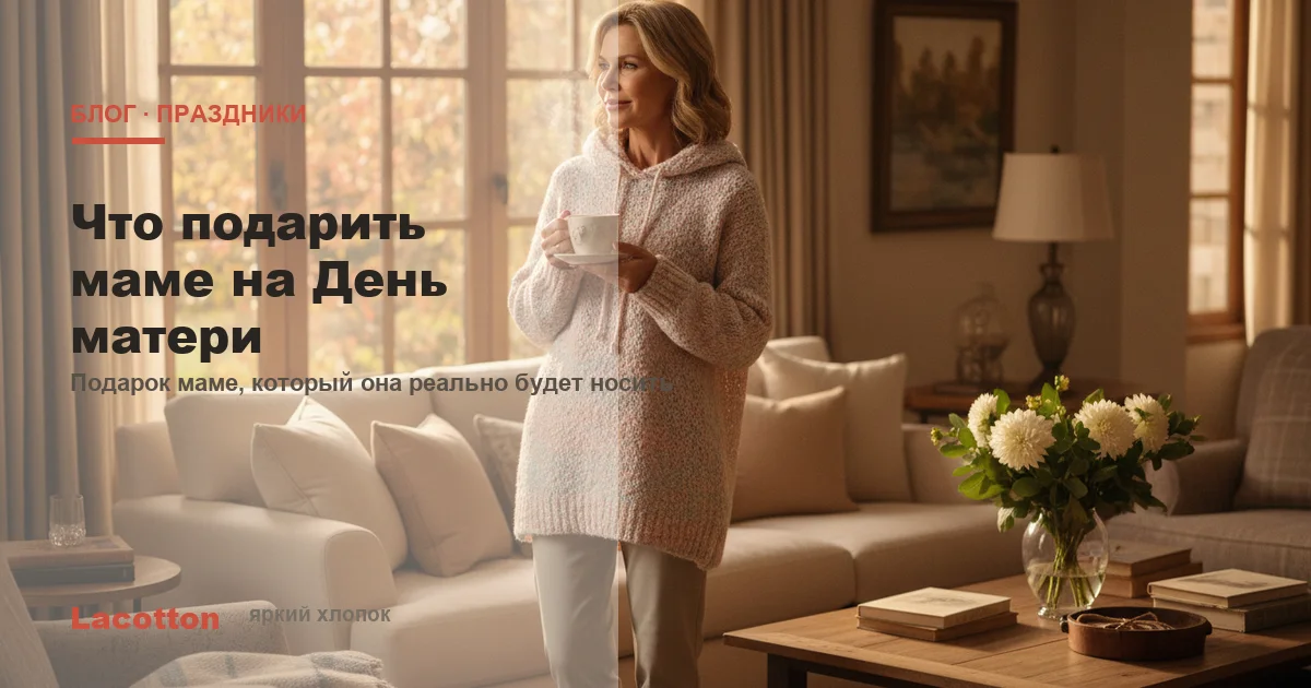 Что подарить маме на День матери, Lacotton