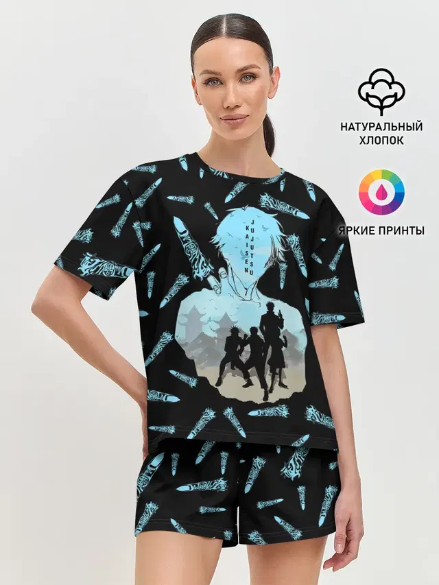 Женская пижама с шортами