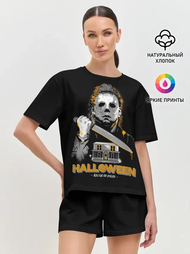Женская пижама с шортами