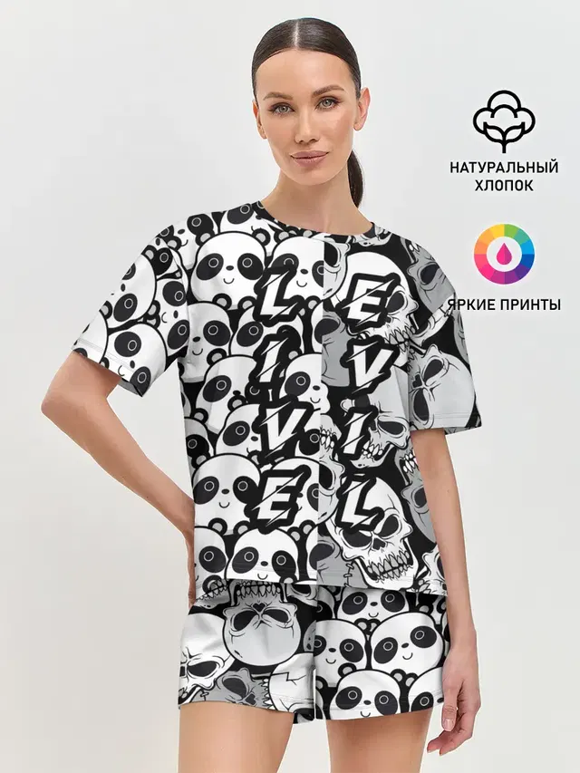Женская пижама с шортами