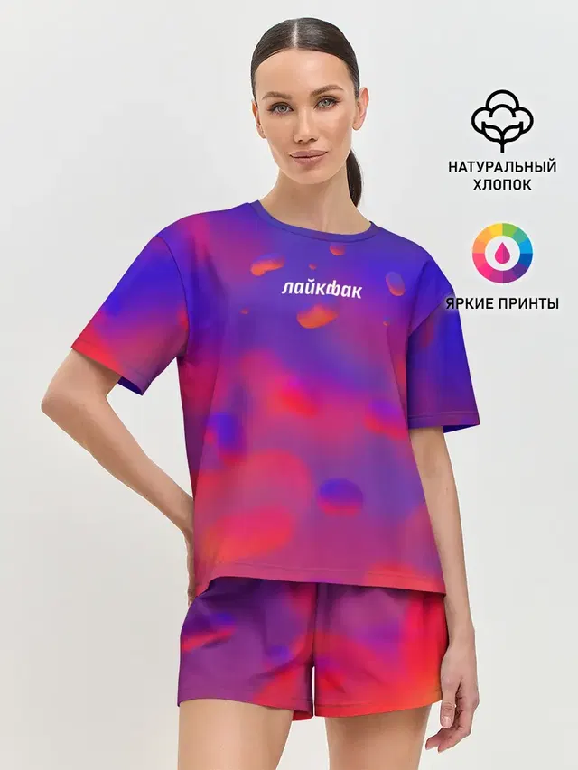 Женская пижама с шортами