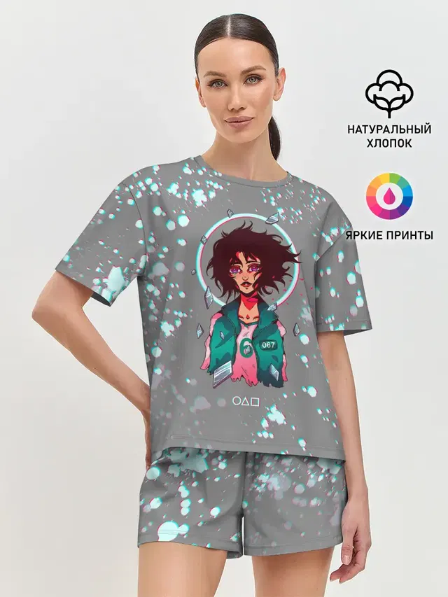 Женская пижама с шортами