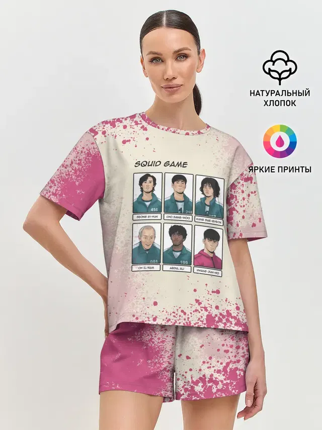 Женская пижама с шортами