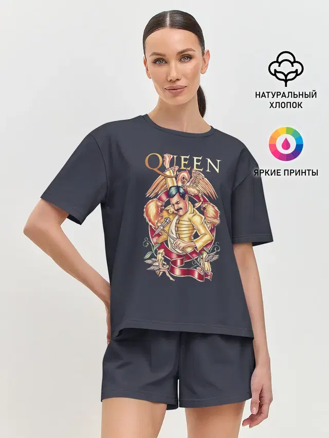Женская пижама с шортами