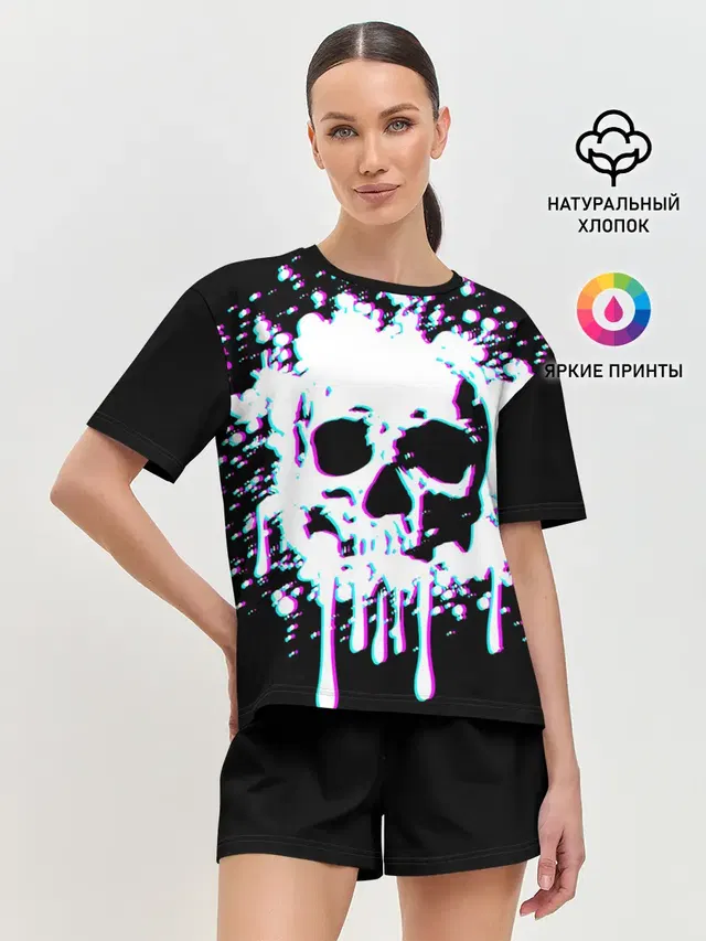 Женская пижама с шортами