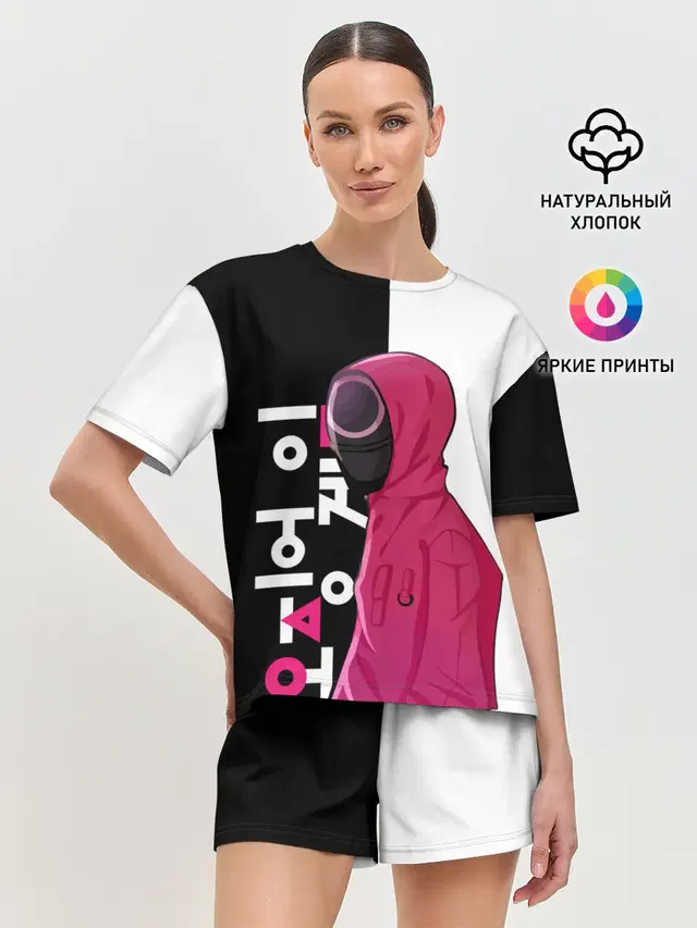 Женская пижама с шортами