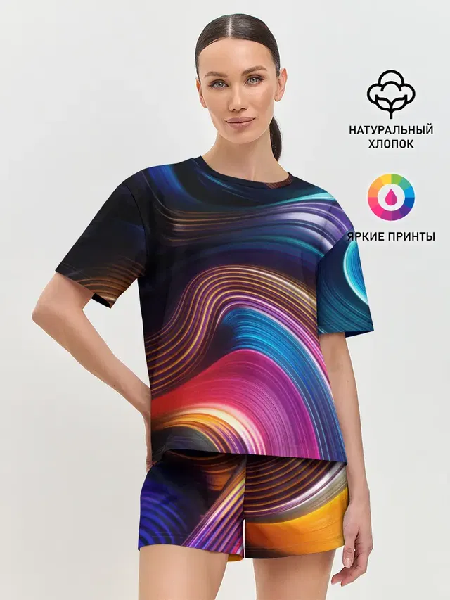 Женская пижама с шортами