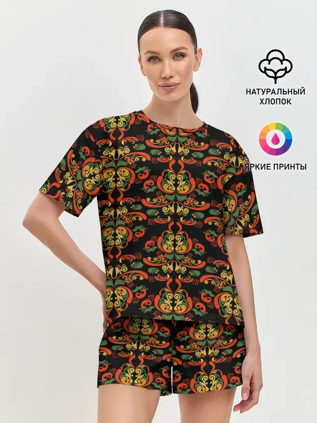 Женская пижама с шортами