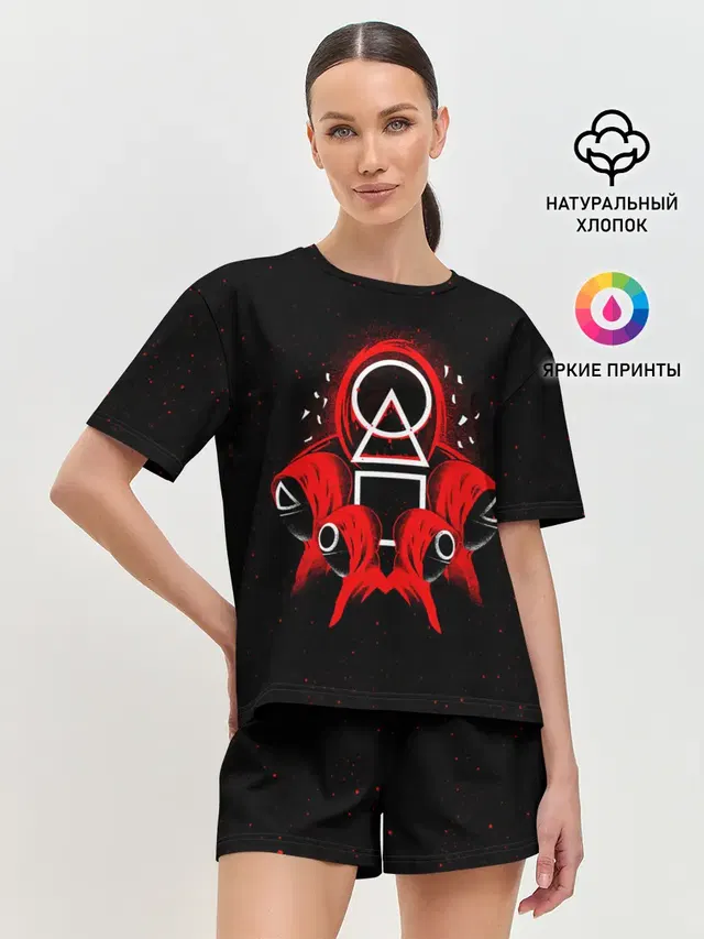 Женская пижама с шортами