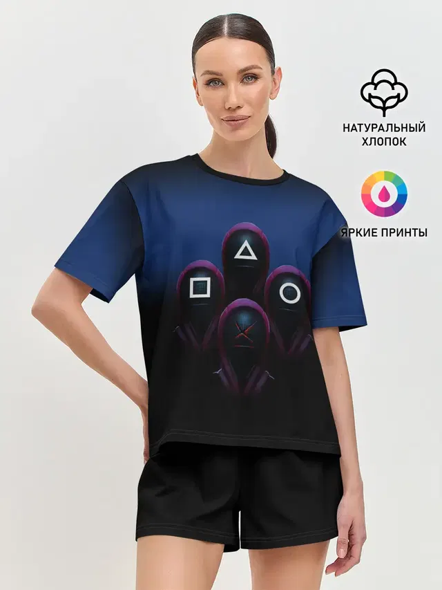 Женская пижама с шортами