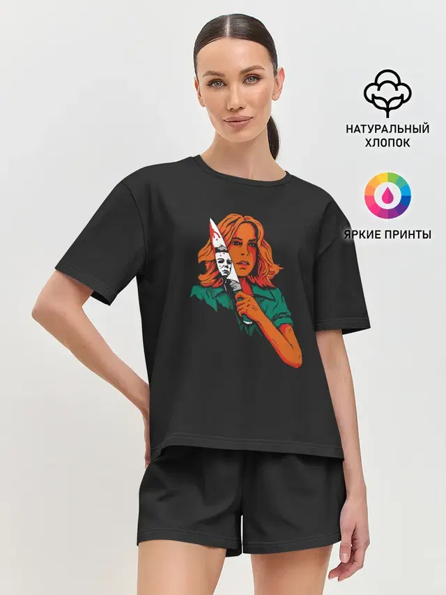 Женская пижама с шортами