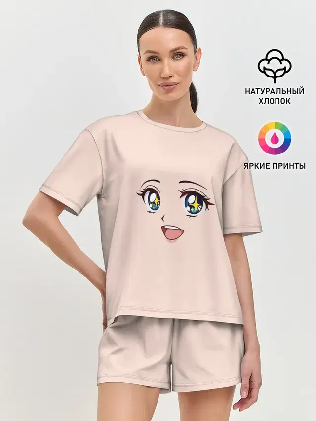 Женская пижама с шортами