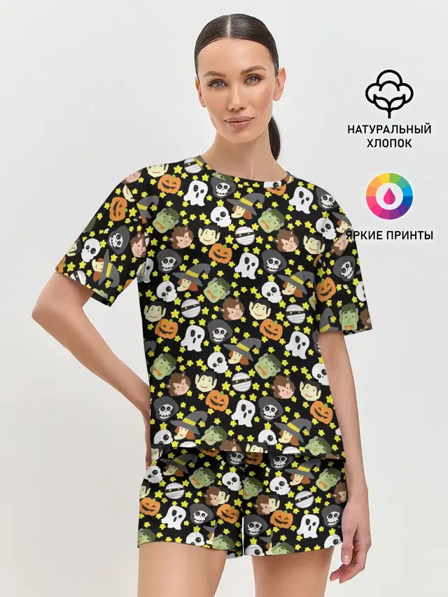 Женская пижама с шортами