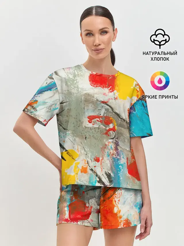 Женская пижама с шортами