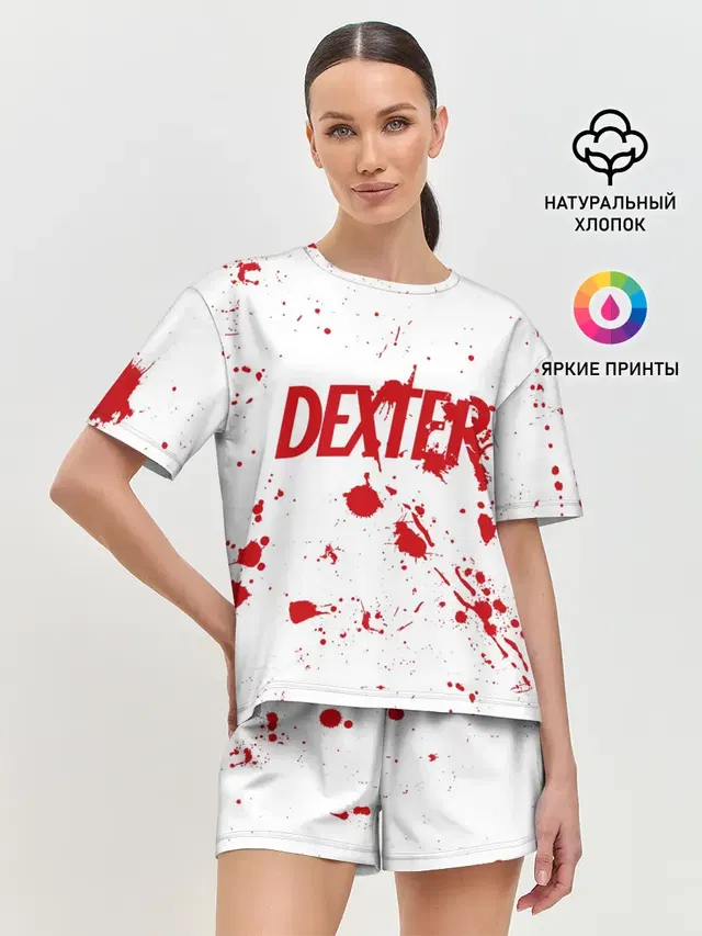 Dexter logo Декстер брызги крови