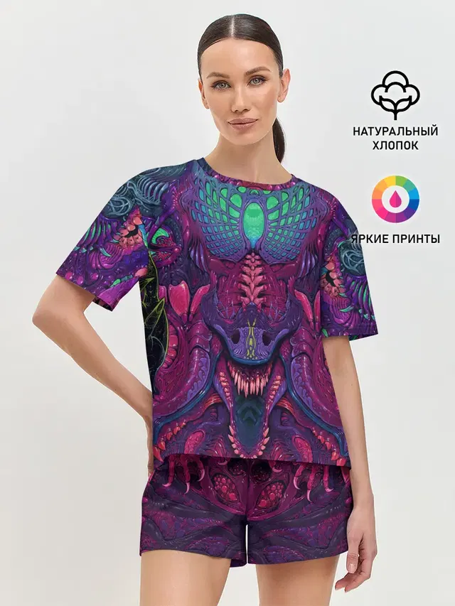 Женская пижама с шортами