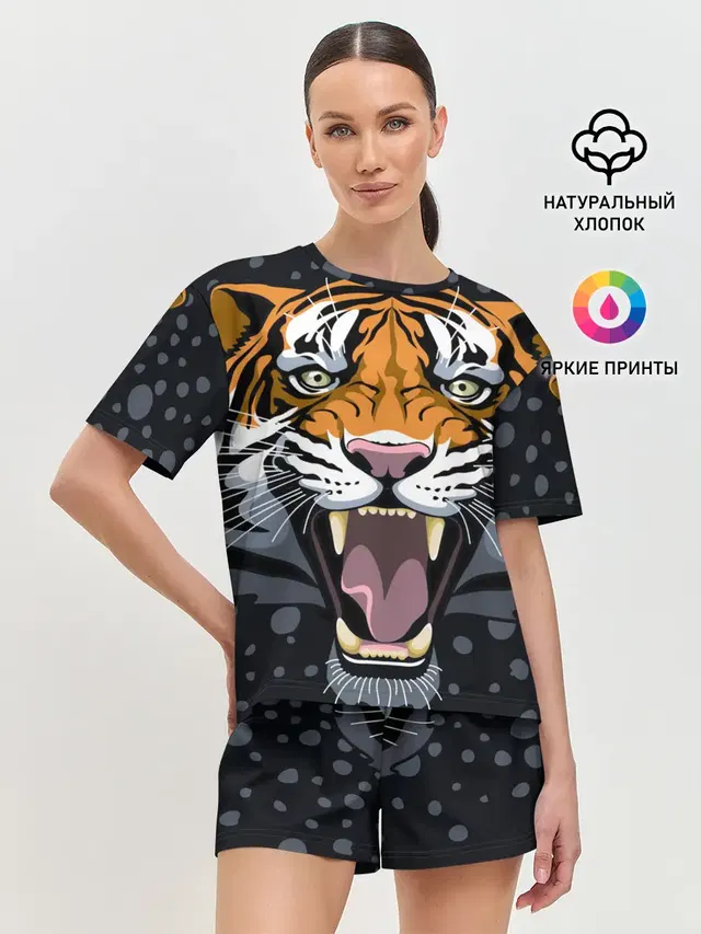 Женская пижама с шортами