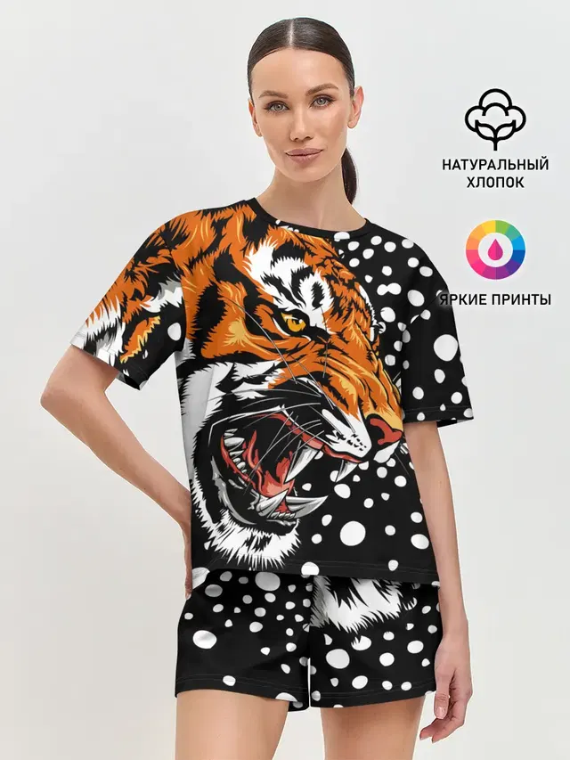 Женская пижама с шортами