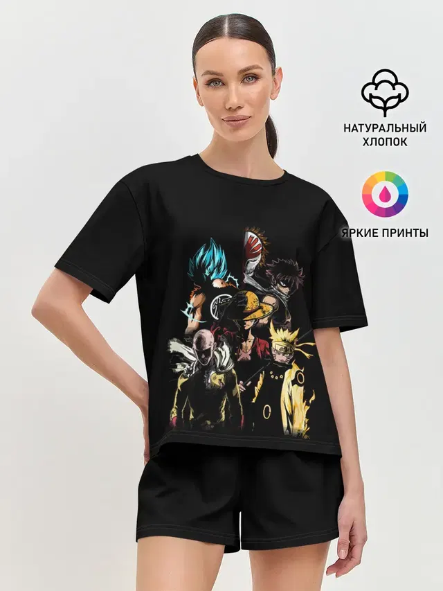 Женская пижама с шортами