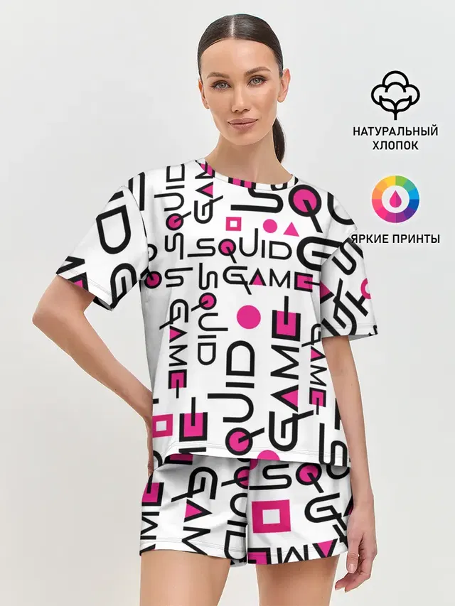 Женская пижама с шортами