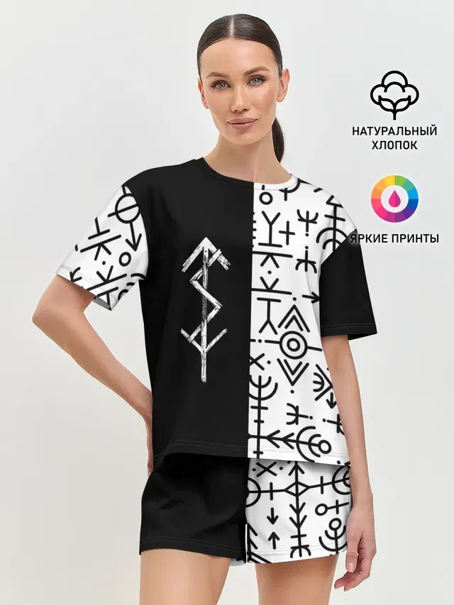 Женская пижама с шортами