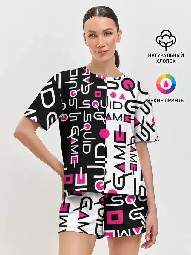 Женская пижама с шортами