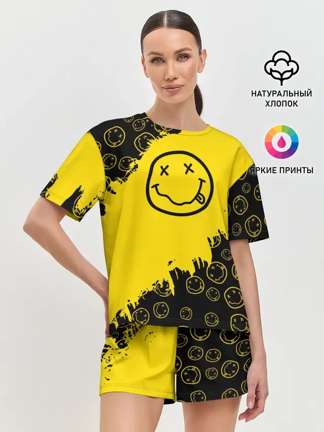 Женская пижама с шортами