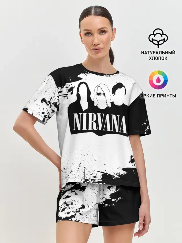 Женская пижама с шортами