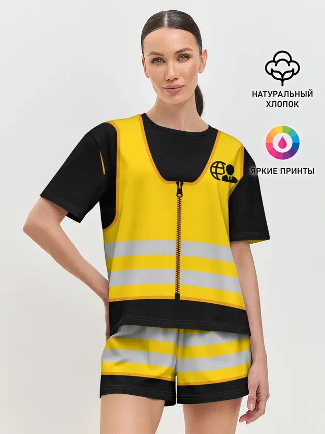 Женская пижама с шортами