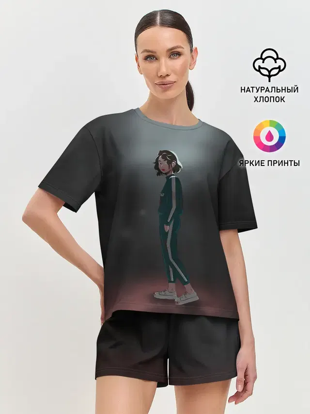Женская пижама с шортами