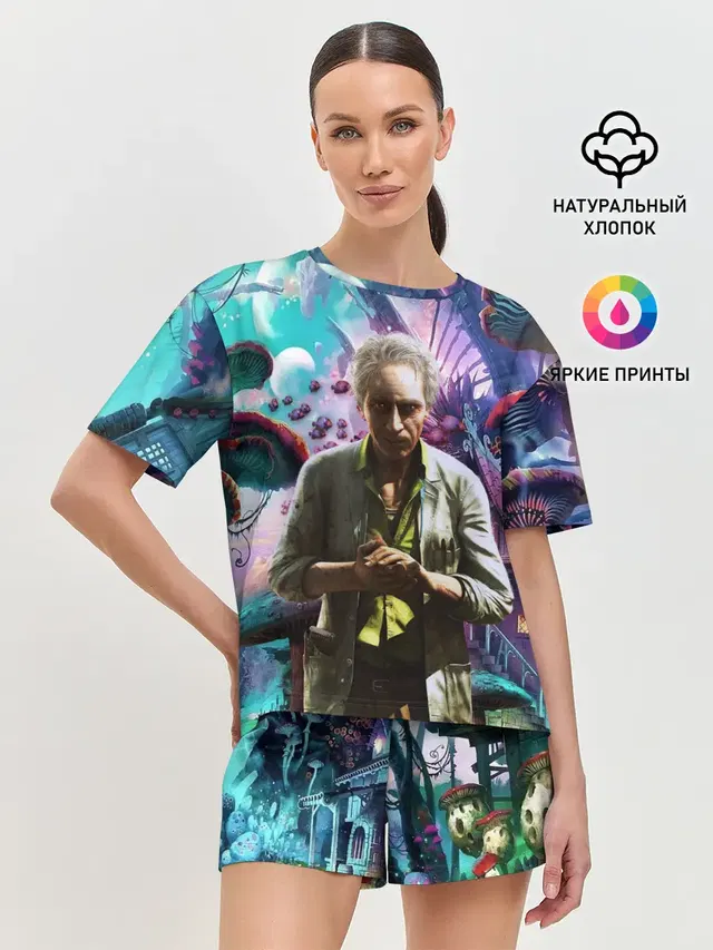 Женская пижама с шортами с принтом «Far Cry — MushroomTrip»