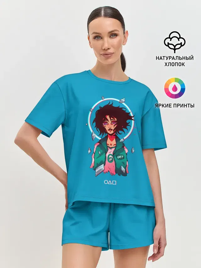 Женская пижама с шортами