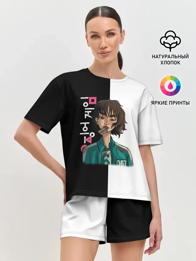 Женская пижама с шортами
