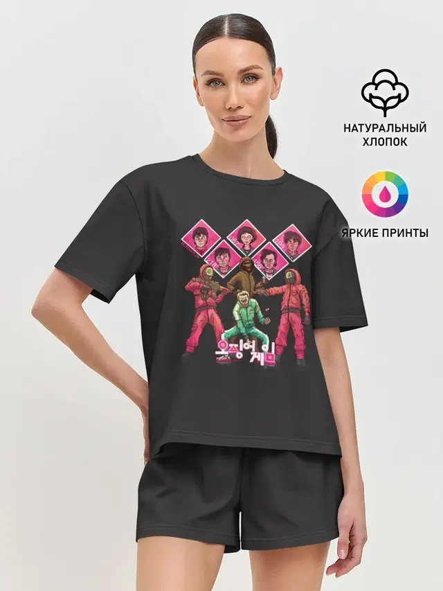 Женская пижама с шортами