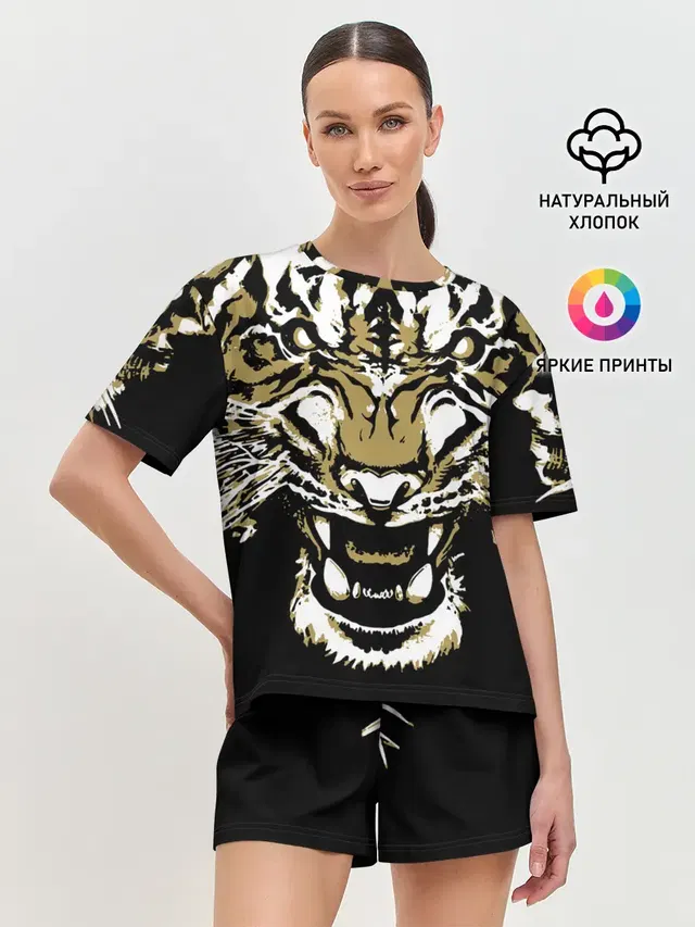 Женская пижама с шортами