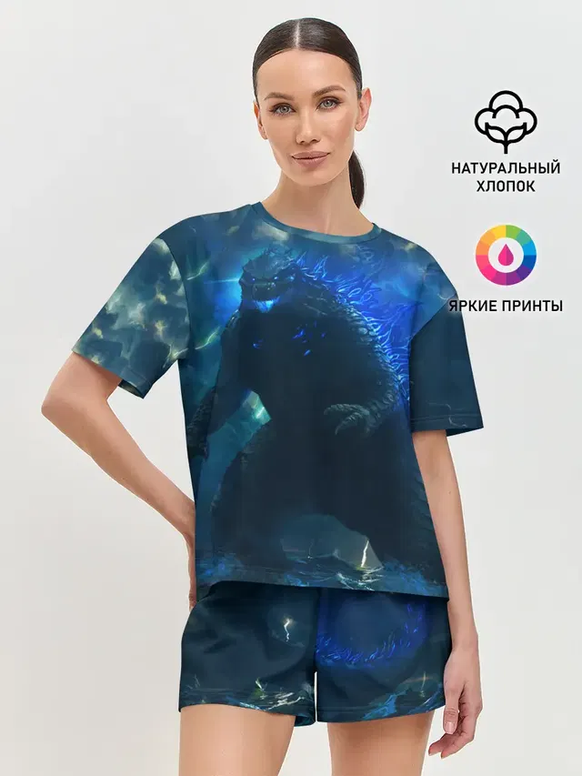 Женская пижама с шортами
