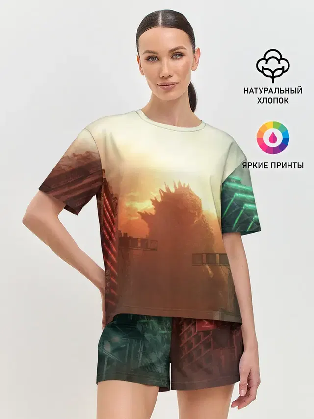 Женская пижама с шортами