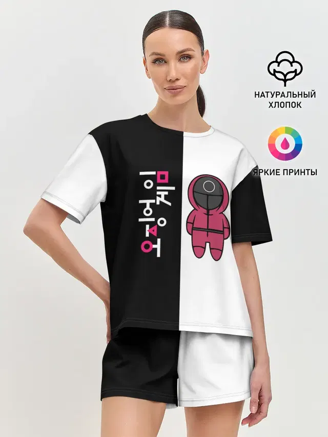 Женская пижама с шортами