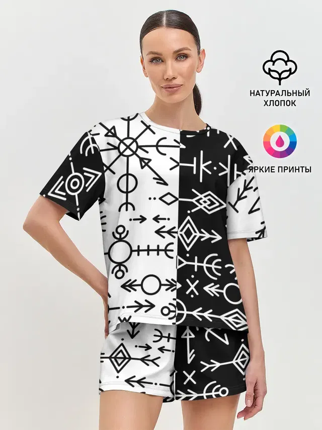 Женская пижама с шортами