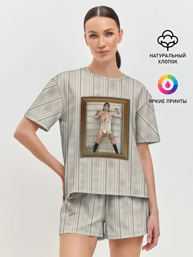 Женская пижама с шортами
