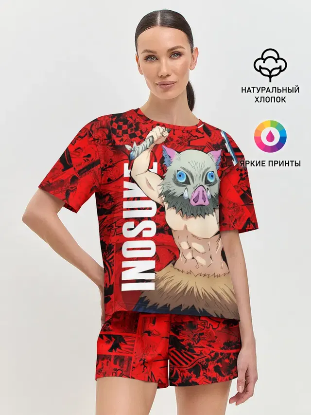 Женская пижама с шортами