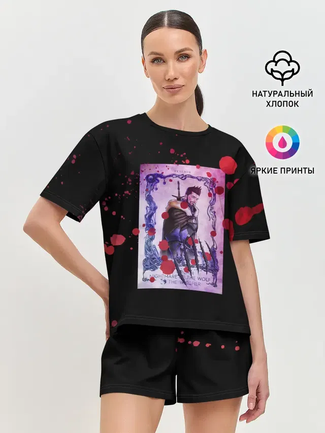 Женская пижама с шортами