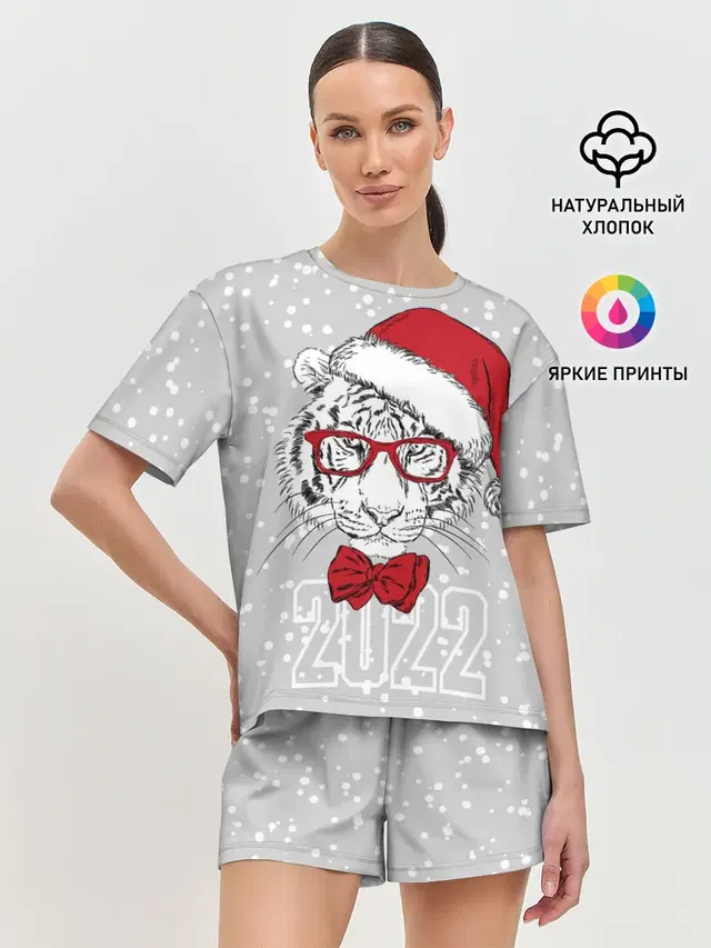 Женская пижама с шортами