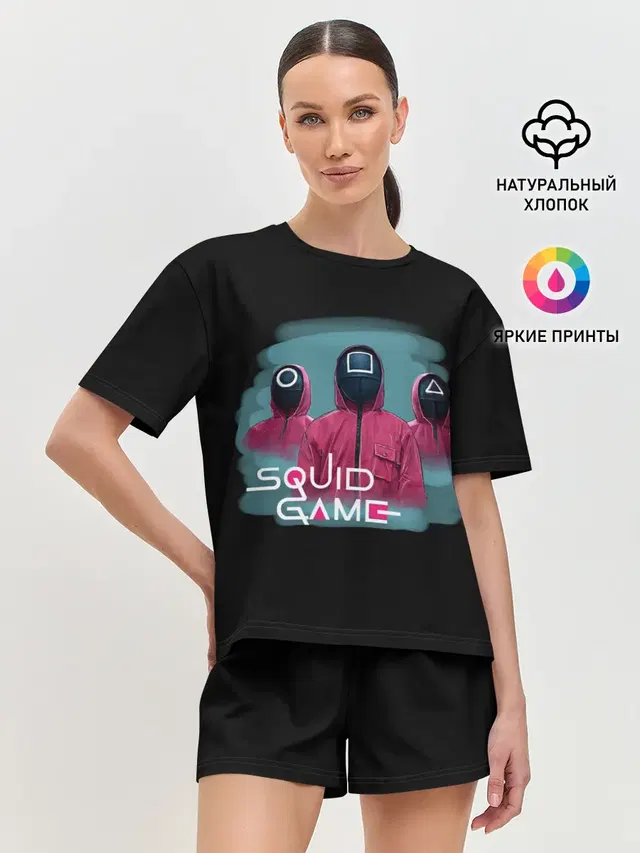 Женская пижама с шортами