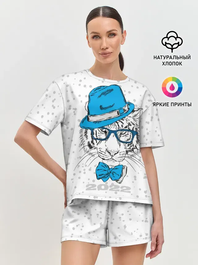 Женская пижама с шортами
