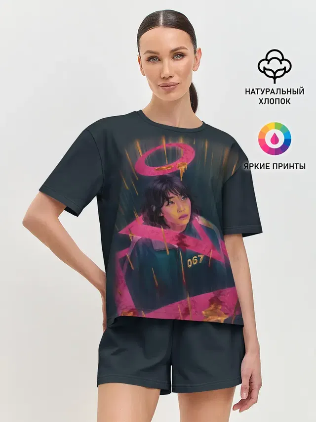 Женская пижама с шортами