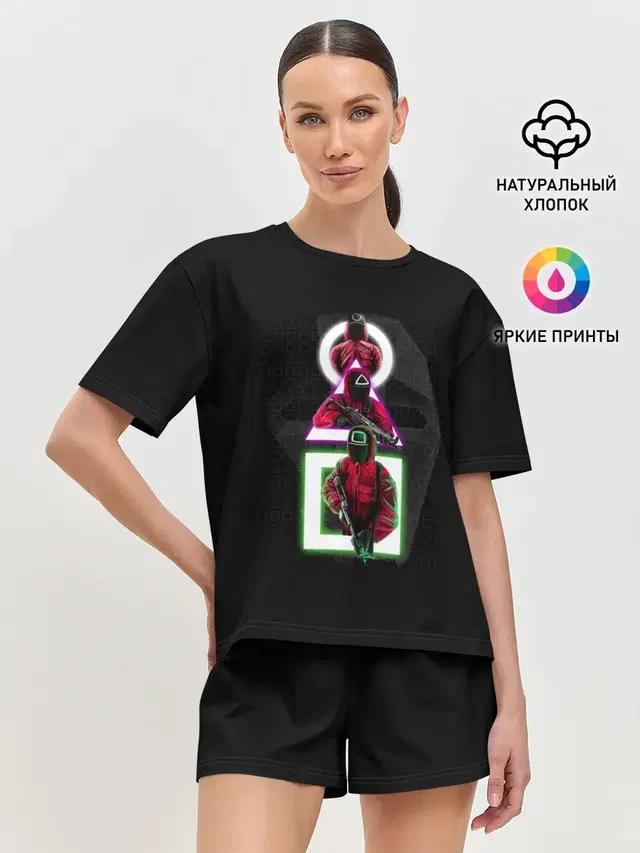 Женская пижама с шортами
