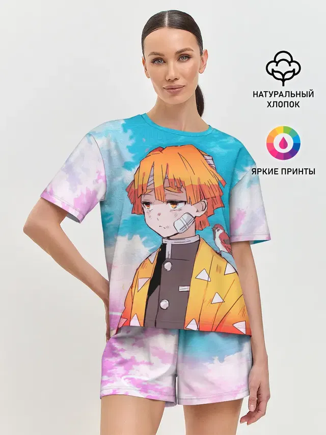 Женская пижама с шортами