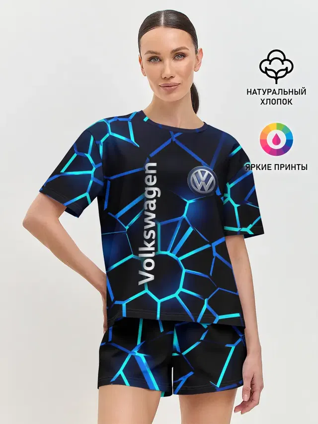 Женская пижама с шортами