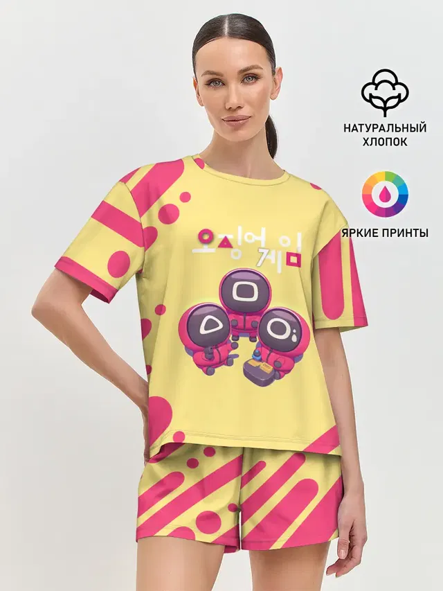 Женская пижама с шортами